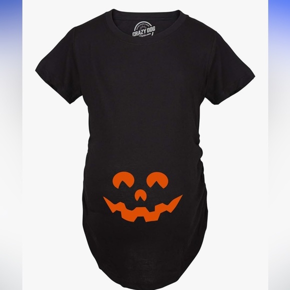 Crazy Dog T-Shirts Black and Orange Short Sleeve Tee - Picture 2 of 6